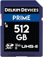 Memory Card Delkin Devices PRIME UHS-II V60 SDXC 512 GB