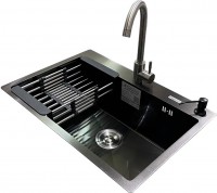 Photos - Kitchen Sink Romzha Arta U-600S BL A RO41561 650x450