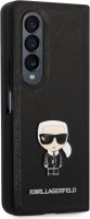 Case Karl Lagerfeld Saffiano Ikonik Metal for Galaxy Z Fold 4 