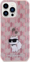 Photos - Case Karl Lagerfeld Monogram Choupette for iPhone 15 Pro 