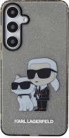 Photos - Case Karl Lagerfeld Glitter Karl's and Choupette for Galaxy S24 