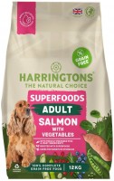 Dog Food Harringtons Adult All Breeds Grain Free Salmon 12 kg 