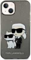 Case Karl Lagerfeld Glitter Karl's and Choupette for iPhone 14 Plus 