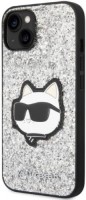Photos - Case Karl Lagerfeld Glitter Choupette Patch for iPhone 14 