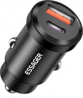 Photos - Charger Essager USB A + Type-C Car Charger 30W 