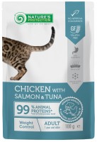 Photos - Cat Food Natures Protection Adult Weight Control Chicken/Tuna/Salmon Pouch 100 g 