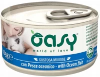 Cat Food OASY Natural Range Adult Ocean Fish 85 g 