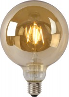 Photos - Light Bulb Lucide Filament Dim Amber G125 8W 2700K E27 