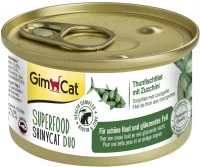 Cat Food GimCat Superfood Shiny Cat Duo Tuna 70 g 