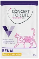 Cat Food Concept for Life Veterinary Diet Renal Chicken Pouch 12 pcs 