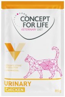 Cat Food Concept for Life Veterinary Diet Urinary Chicken Pouch 12 pcs 