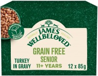Cat Food James Wellbeloved Senior Cat 11+ Turkey in Gravy 12 pcs 