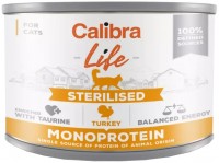 Photos - Cat Food Calibra Cat Life Sterilised Turkey 200 g 