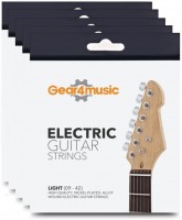 Strings Gear4music 5 Pack of Electric Guitar Strings 
