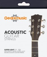 Strings Gear4music Acoustic Guitar Strings 80/20 X-Light 