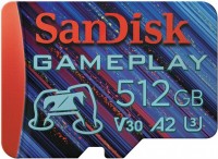 Memory Card SanDisk GamePlay microSD Card for Mobile and Handheld Console Gaming 512 GB