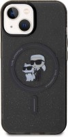 Photos - Case Karl Lagerfeld Glitter MagSafe for iPhone 15 Plus 