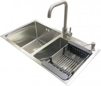 Photos - Kitchen Sink Romzha Arta U-730SDN B RO47801 780x430