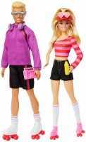 Photos - Doll Barbie Fashionistas Barbie and Ken HXK90 