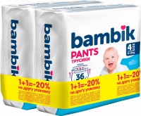 Photos - Nappies Bambik Pants 4 / 72 pcs 