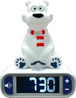 Photos - Radio / Table Clock Lexibook Alarm Clock with Polar Bear 3D Night Light 