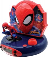 Radio / Table Clock Lexibook Spider-Man 3D Projector Alarm Clock 