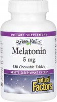 Photos - Amino Acid Natural Factors Melatonin 5 mg 180 tab 