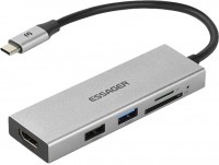 Photos - Card Reader / USB Hub Essager EHBC05-FH0G-P 