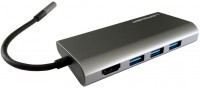 Card Reader / USB Hub LC-Power LC-HUB-C-MULTI-5 