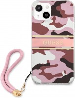 Photos - Case GUESS Camo Strap Collection for iPhone 13 