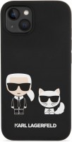 Case Karl Lagerfeld Liquid Silicone Karl & Choupette for iPhone 14 