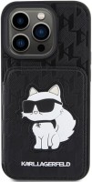 Photos - Case Karl Lagerfeld Cardslots Stand Choupette for iPhone 15 Pro 