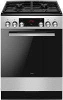 Photos - Cooker Amica 6123GE3.39ZpTsDpFA XsxV stainless steel