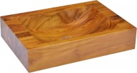 Bathroom Sink VidaXL Basin Solid Teak Wood 326163 500 mm