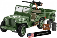 Construction Toy COBI Willys MB and Trailer 2804 