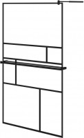 Shower Screen VidaXL Walk-in Shower Wall with Shelf 115 3185481 