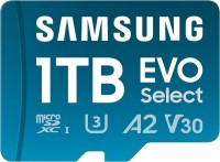 Memory Card Samsung EVO Select microSDXC + Adapter 2024 1 TB