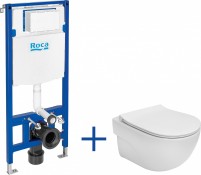 Photos - Concealed Frame / Cistern Roca Duplo One A893104530 WC 