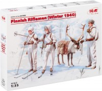 Model Building Kit ICM Finnish Riflemen (Winter 1940) (1:35) 