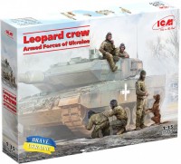 Model Building Kit ICM Leopard 2 Crew of the Armed Forces of Ukraine (1:35) 