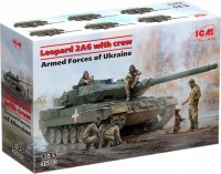 Photos - Model Building Kit ICM Leopard 2A6 with Crew (1:35) 