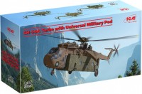 Model Building Kit ICM CH-54A Tarhe with Universal Military Pod (1:35) 