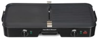 Photos - Electric Grill Hamilton Beach Dual-Zone Grill/Griddle black