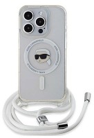 Case Karl Lagerfeld Crossbody IML Karl Head MagSafe for iPhone 15 Pro 