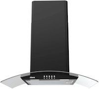 Cooker Hood Ciarra CBCB6506C-OW black