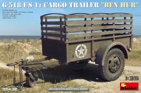 Model Building Kit MiniArt G-518 US 1t Cargo Trailer Ben Hur (1:35) 