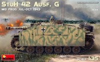 Model Building Kit MiniArt Stuh 42 Ausf. G Mid Prod. Jul-Oct 1943 (1:35) 