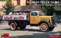 Model Building Kit MiniArt 3t Cargo Truck 3.6-36s. Pritsche Normal Type (1:35) 