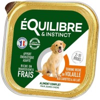 Photos - Dog Food Equilibre & Instinct Puppy Poultry Pate 150 g 1