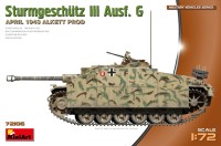 Model Building Kit MiniArt Sturmgeschutz III Ausf. G April 1943 Alkett Prod. (1:72) 